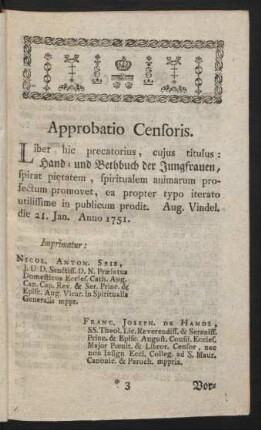 Approbatio Censoris