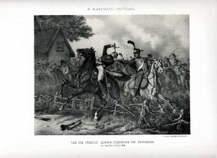 Grafik "Tod des Prinzen Ludwig Ferdinand von Preussen"