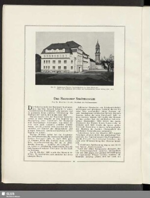 Das Bautzener Stadtmuseum