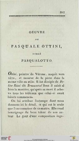 Oeuvre de Pasquale Ottini nommé Pasqualotto