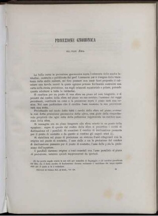 Proiezione Gnomonica