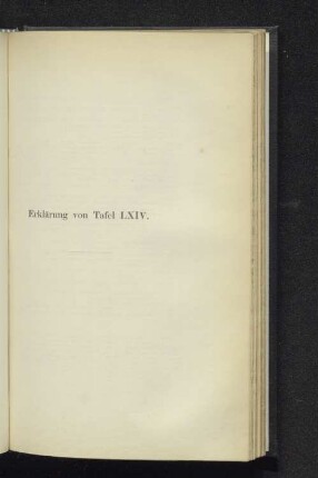 Erklärung von Tafel LXIV.
