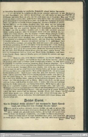 Sechstes Capitul. Wer die Dreyßigst-Gebühr abfordere? Und worinnen die Amts-Verrichtungen, und Obliegenheit deren Dreyßigst-Beamten bestehe?