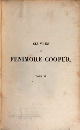 Oeuvres de Fenimore Cooper, 11. Le bravo