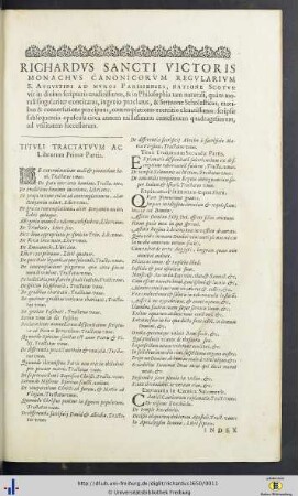 Tituli Tractatuum Ac Librorum.