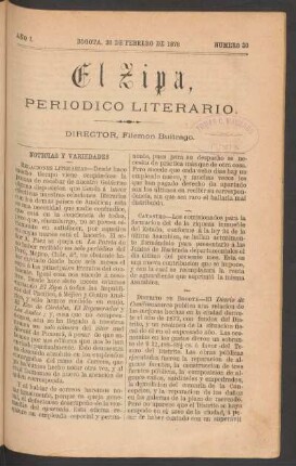 1878,1,30: año 1, número 30 (28 de febrero de 1878)