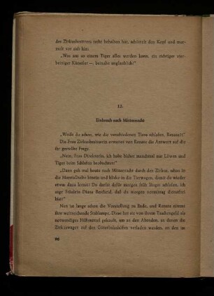 12. Einbruch nach Mitternacht