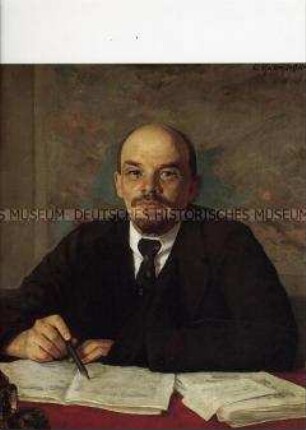 Postkartenmappe "Lenin in der bildenden Kunst"