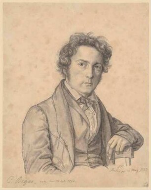 Bildnis Begas, Carl Joseph (1794-1854), Maler