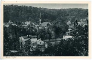 Bad Kösen. Blick auf Bad Kösen