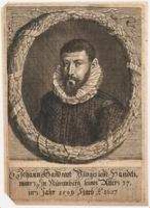 Johann Sandrart, Bürger und Handelsmann in Nürnberg; gest. 1627