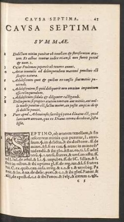 Causa Septima