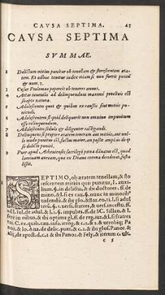 Causa Septima