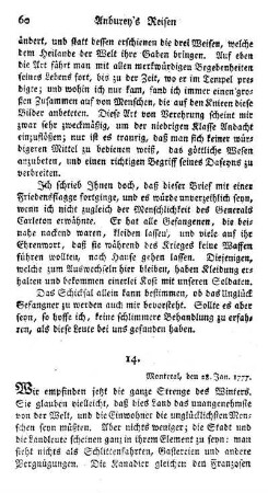 Montreal, den 28. Jan. 1777