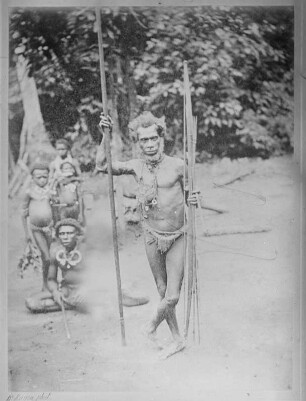 Krieger der Papua (Sammlung Richard Wegner 1869/1931)