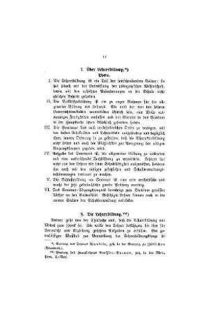 Die Lehrerbildung