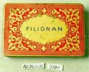 Blechdose für 25 Stück "Manoli FILIGRAN M"