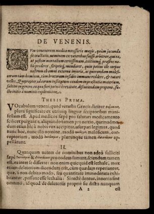 De Venenis.