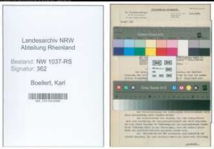 Entnazifizierung Karl Boellert , geb. 18.10.1890 (Angestellter)