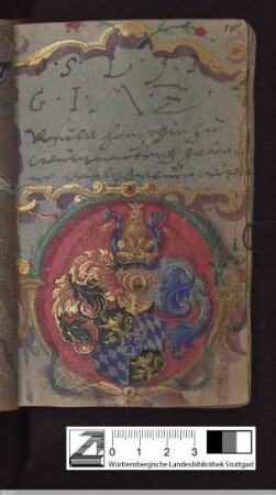 Ursula Herzogin von Württemberg, Entrag und Wappen