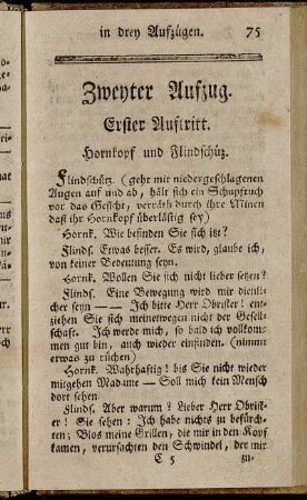 Erster Auftritt. - Siebenter Auftritt.