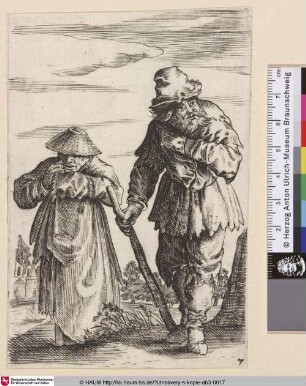 [Altes Paar; Old couple walking forward]