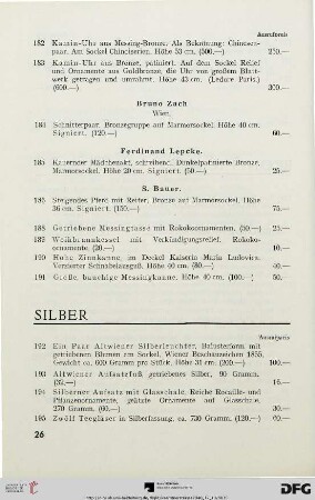 Silber (Nr. 192-218)