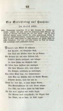 Ein Gerichtstag auf Huahine
