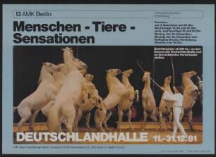 Menschen-Tiere-Sensationen, Berlin, 1981