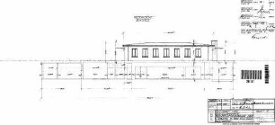 Stuttgart Hbf: Nebengeb. Manschaftsgebäude Abstellbf. Westansicht N-Gruppe im Bww Stg.