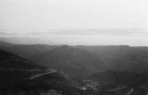 Das Simien Gebirge : Blick von Norden auf das Simien Gebirge.