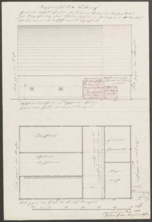 Reber, Johannes und Michael, Bauern Wiederaufbau der abgebrannten Scheune