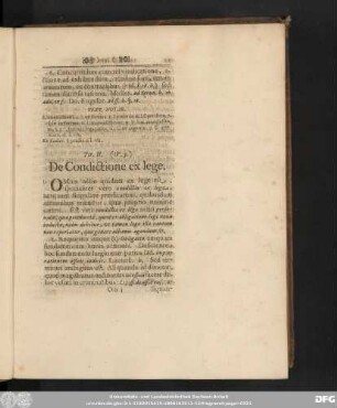 Tit. II. (IV. 9.) De Condictione ex lege.