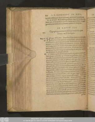 In Caput XIV. Quo proponuntur dubitationes de quaestione an sit tempus.