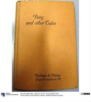 Fairy and other Tales.
