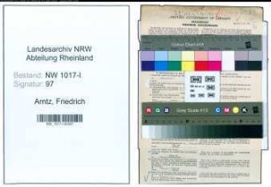 Entnazifizierung Friedrich Arntz , geb. 16.04.1900 (Teilenthaerter)