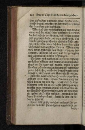 Das 10. Capitel. Von denen kennzeichen derer brüche, und was dabey zu vermuthen.