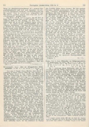 211-212 [Rezension] Wreszinski, Walter, Atlas zur altägyptischen Kulturgeschichte. II. Teil, Liefg. 2 - 7