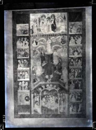 Friedhofkirche; Gotisches Wandbild an der Nordwand