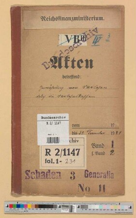 Gewährung von Darlehen durch Darlehnskassen: Bd. 1