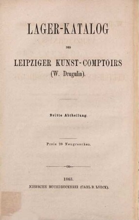 W. Drugulins historischer Bilderatlas : Verzeichnis einer Sammlung von Einzelblättern zur Cultur- und Staatengeschichte vom 15. bis in das 19. Jahrhundert, 1[,1]. Vorstudien