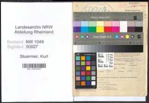 Entnazifizierung Kurt Stuermer , geb. 28.02.1912 (Arzt)