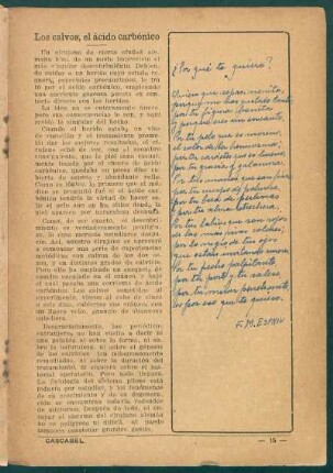 Los calvos, el ácido carbónico