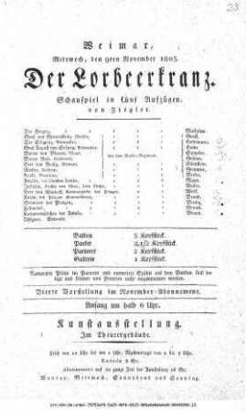 Der Lorbeerkranz