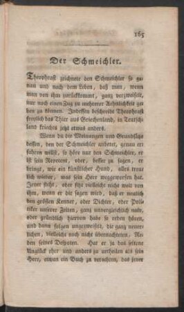 Der Schmeichler