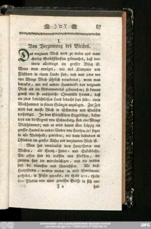 I. Von Verzinnung des Bleches.