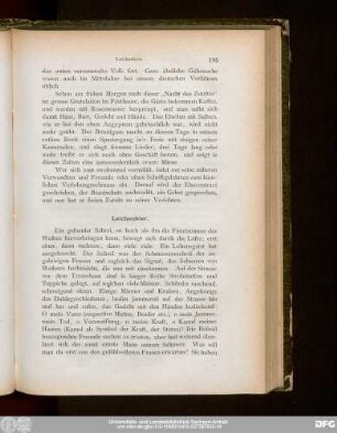 Leichenfeier.