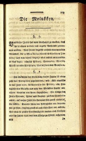 Die Molukken.