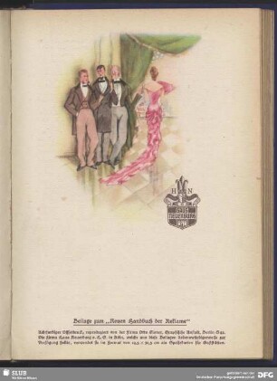Achtfarbiger Offsetdruck, reproduziert von "Otto Elsner, Grafische Anstalt Berlin"