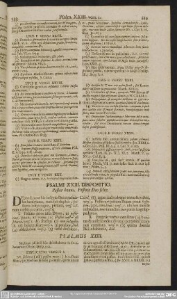 Psalmi XXIII. Dispositio. Pastor bonus. Pastore Deo felix